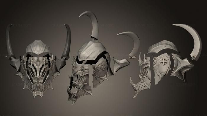 Mask (Fantasy Helmet I, MS_0206) 3D models for cnc